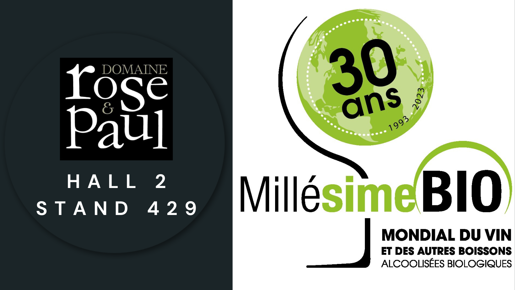 Millésime Bio 2023 Hall2-Stand 429